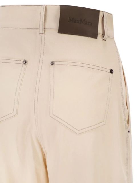 Max Mara wide-leg five-pocket trousers - Neutrals