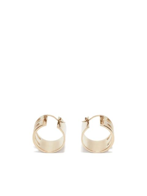 Victoria Beckham Frame hoop earrings - Gold - zdjęcie produktu nr 2