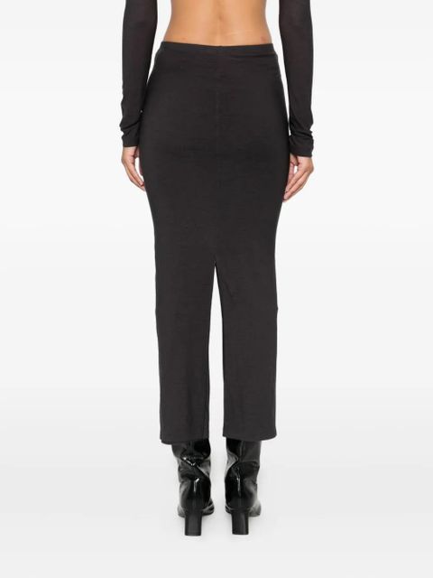 Nanushka low-rise split midi skirt - Grey - zdjęcie produktu nr 2