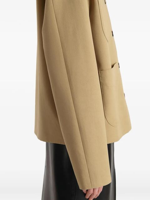 KHAITE pockets front jacket - Neutrals