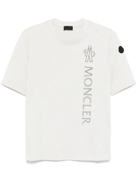 Moncler logo-appliqué T-shirt - White - zdjęcie produktu nr 1