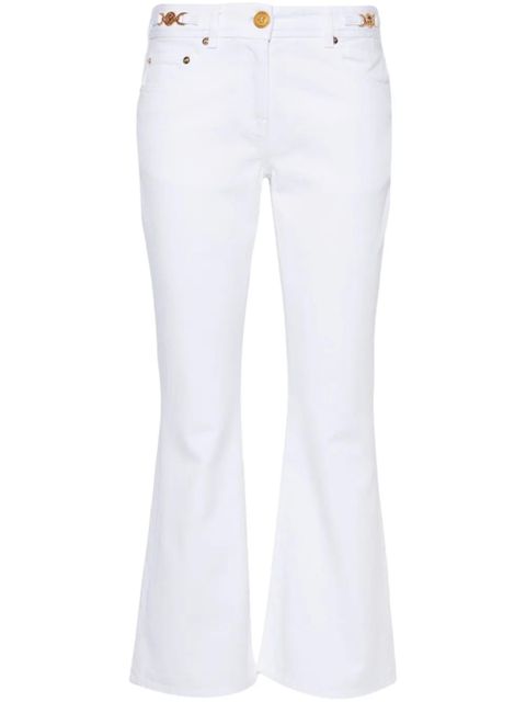 Versace Medusa '95 mid-rise flared jeans - White