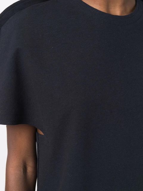 Jil Sander sculpted short-sleeve blouse - Blue