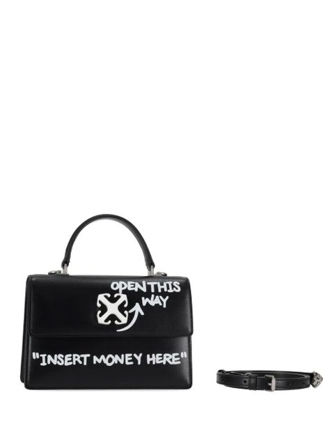Off-White Jitney 1.4 top handle tote bag - Black - zdjęcie produktu nr 1