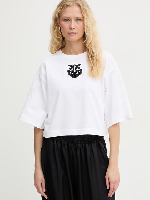 Pinko t-shirt damski bawełniany - zdjęcie produktu nr 2