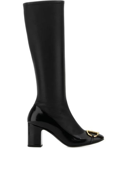 Gucci 70mm leather boots - Black - zdjęcie produktu nr 1