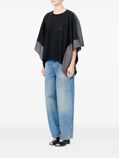 MM6 Maison Margiela round-neck blouse - Black