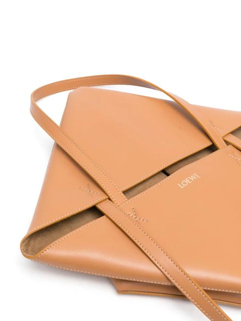 LOEWE medium Puzzle Fold tote bag - Brown - zdjęcie produktu nr 2
