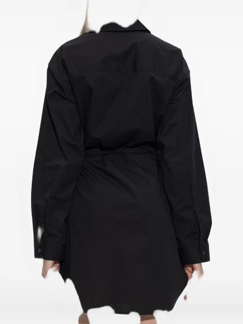 Diesel D-Delphos-S1 wrap logo-embroidery dress - Black - zdjęcie produktu nr 2