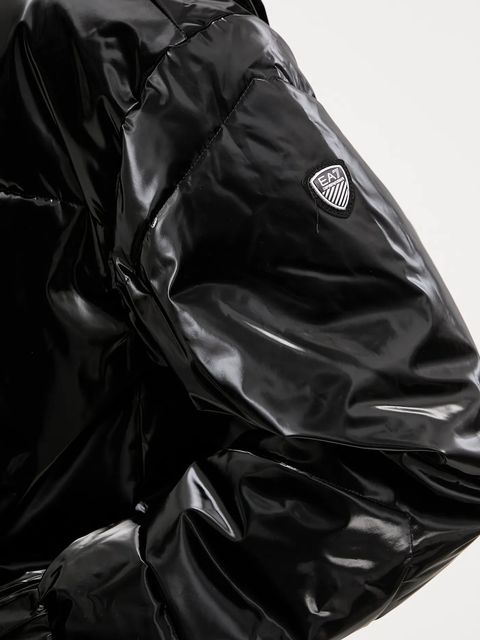 EA7 Emporio Armani kurtka kolor czarny zimowa oversize AF14805.7W000808