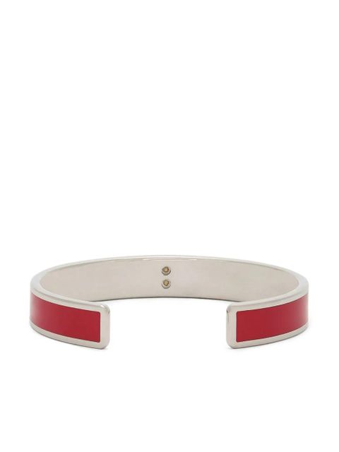Dolce & Gabbana logo-plaque cuff bracelet - Silver - zdjęcie produktu nr 2