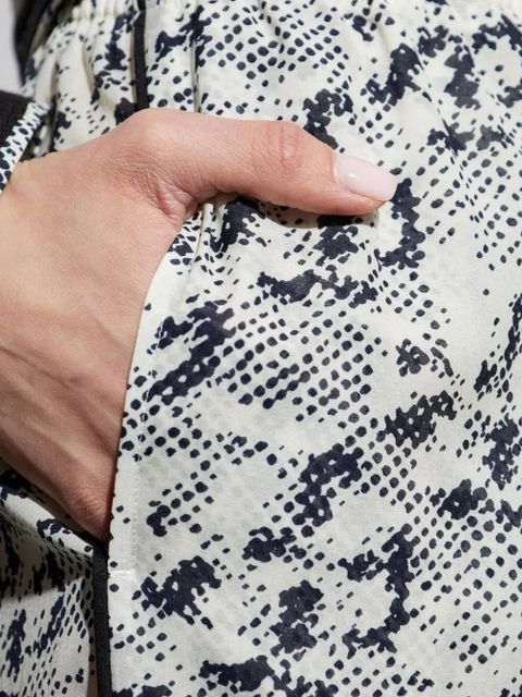 Tory Burch printed trousers - White