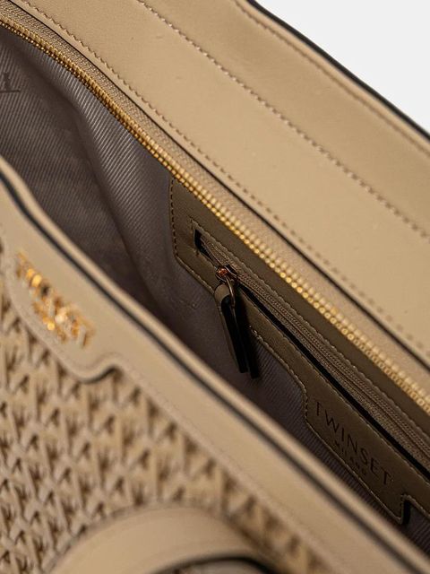 Twinset torebka kolor brązowy 251TD8040