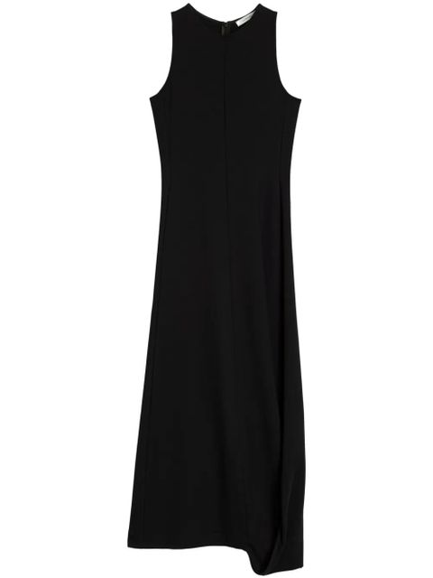 LEMAIRE twisted-hem midi dress - Black - zdjęcie produktu nr 1