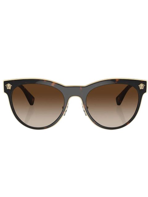 Versace Eyewear Medusa-plaque sunglasses - Brown - zdjęcie produktu nr 1