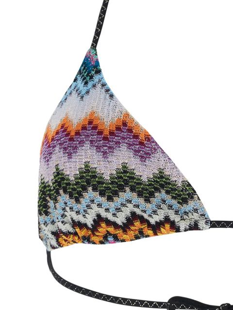Missoni chevron-design bikini - Neutrals