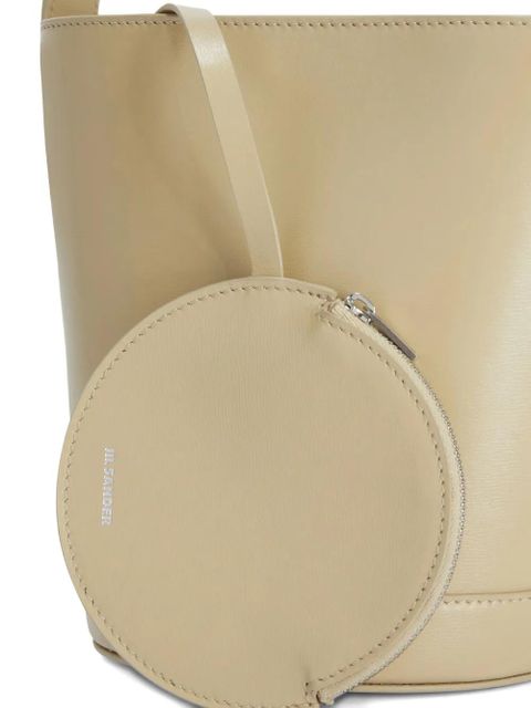Jil Sander Cannolo bucket bag - Neutrals