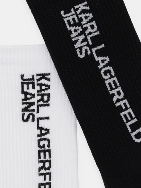 Karl Lagerfeld Jeans skarpetki 2-pack kolor czarny A1W47053 - zdjęcie produktu nr 2