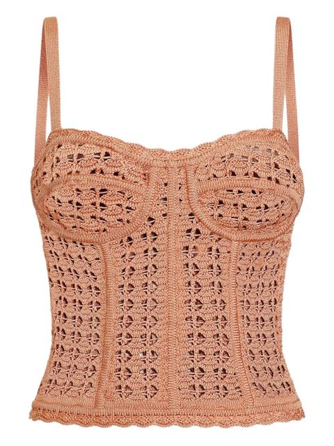 Dolce & Gabbana crochet-knit top - Neutrals - zdjęcie produktu nr 1