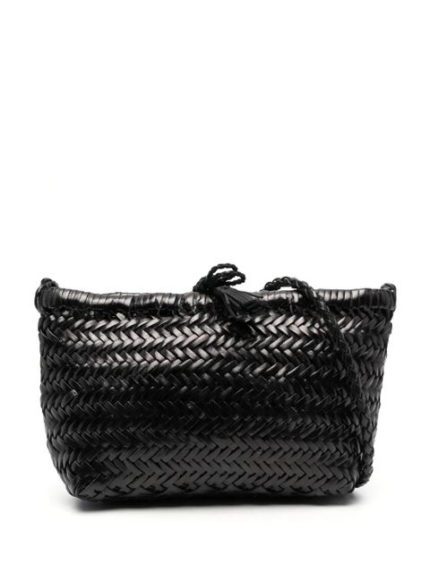 DRAGON DIFFUSION small Grace leather basket bag - Black - zdjęcie produktu nr 1