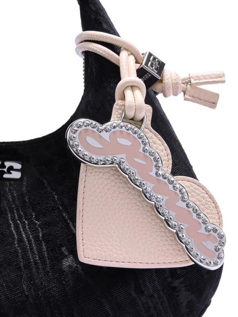 GANNI heart embellished keyring - Pink - zdjęcie produktu nr 2