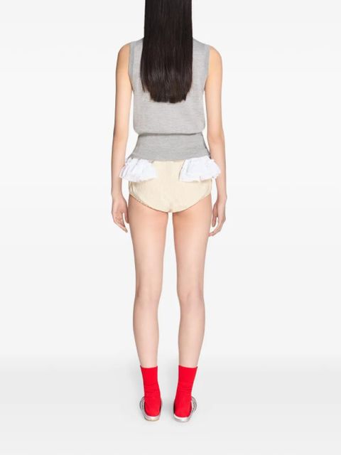 DRIES VAN NOTEN embroidered vest - Grey