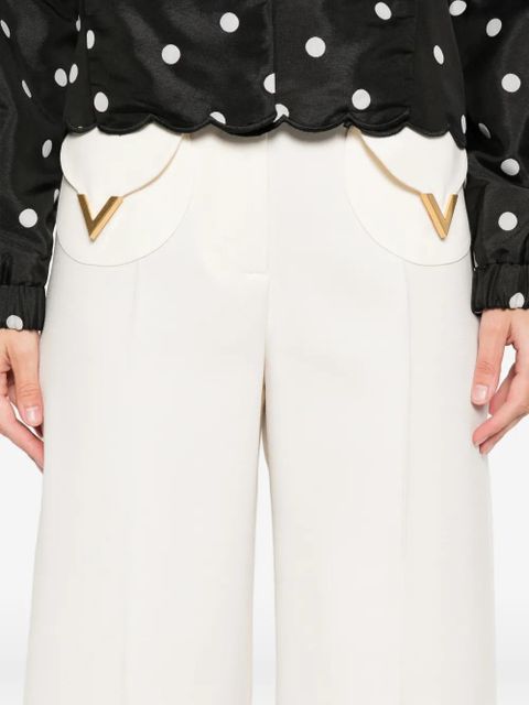 Valentino Garavani V-detail pocket trousers - Neutrals
