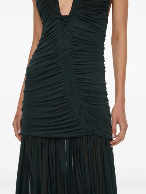 Christopher Esber Orion ruched gown - Black