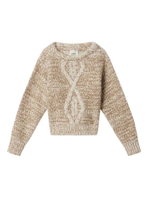 ISABEL MARANT Dorota cable-knit sweater - Neutrals - zdjęcie produktu nr 1