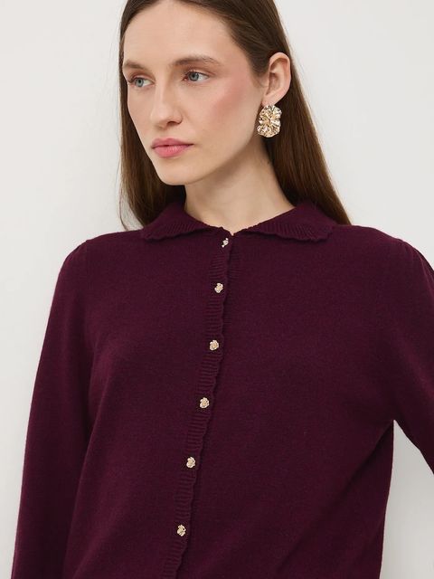 Medicine sweter damskie kolor bordowy - zdjęcie produktu nr 1