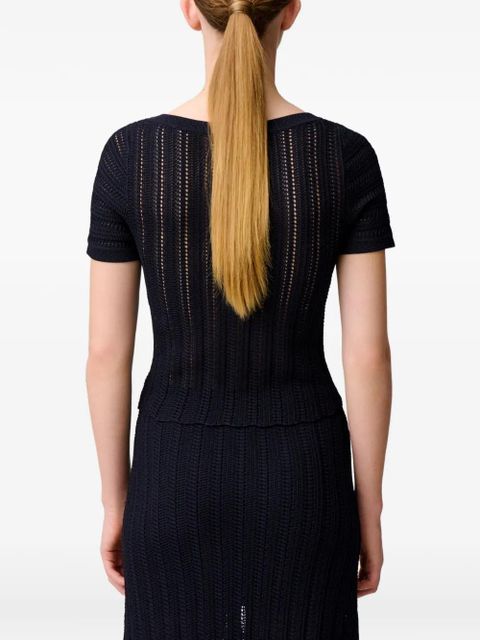 Claudie Pierlot buttoned knit cardigan - Blue