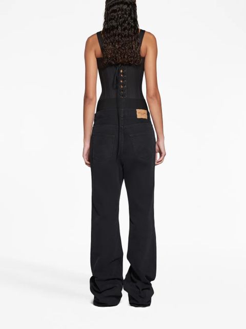 Balenciaga low-rise flared jeans - Black