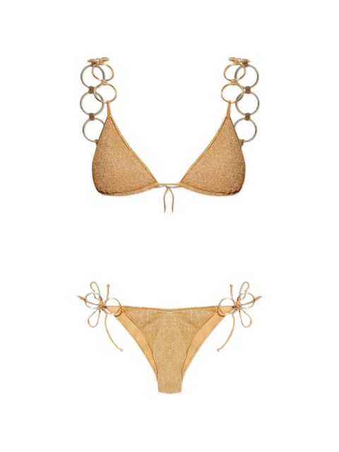 Oséree ring-embellished bikini - Gold - zdjęcie produktu nr 1