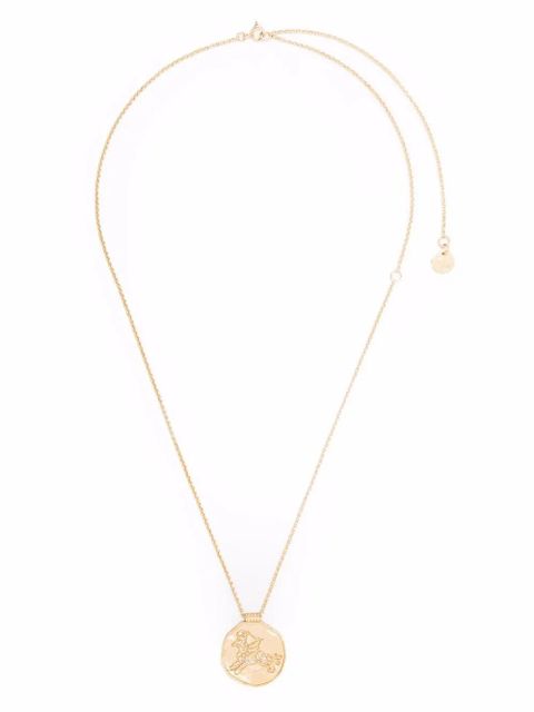Maje Zodiac medal necklace - Gold