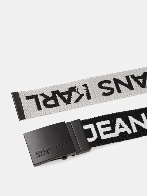 Karl Lagerfeld Jeans pasek dwustronny kolor biały A1M33131 - zdjęcie produktu nr 2