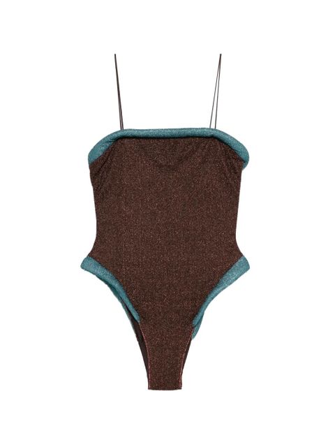 Oséree square strap swimsuit - Brown - zdjęcie produktu nr 2