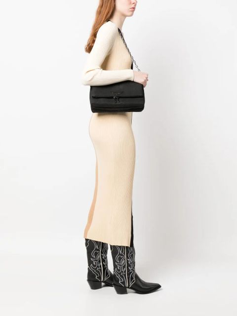 Zadig&Voltaire snakeskin leather shoulder bag - Black - zdjęcie produktu nr 2