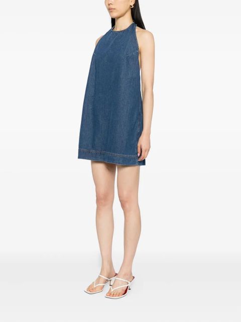 Reformation Avielle Lived-in mini dress - Blue