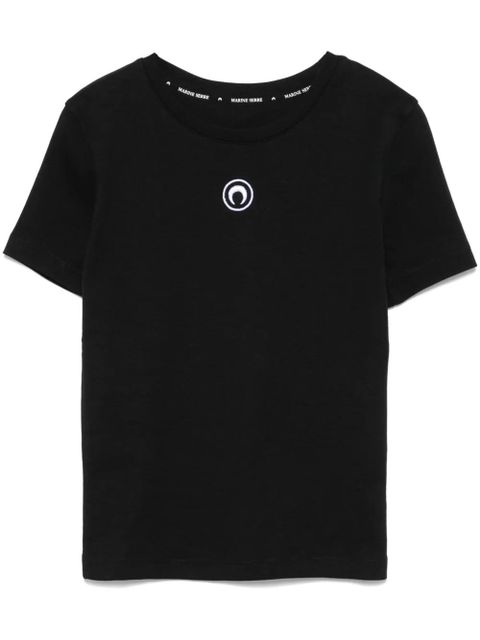 Marine Serre moon logo T-shirt - Black - zdjęcie produktu nr 1
