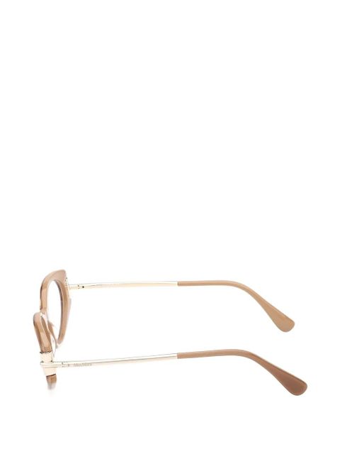 Max Mara Eyewear oval-frame glasses - Neutrals