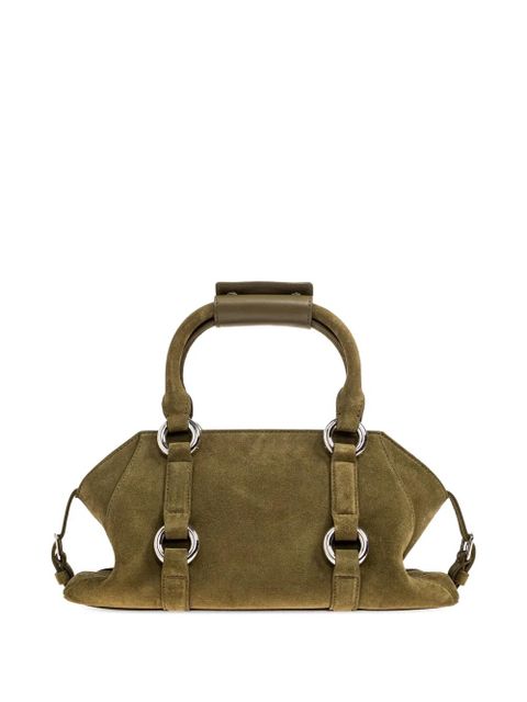 Alexander McQueen suede ring-detail tote bag - Green - zdjęcie produktu nr 2