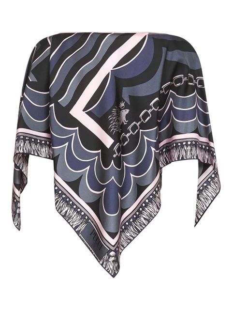 PUCCI tassel-print boat-neck top - Black - zdjęcie produktu nr 2