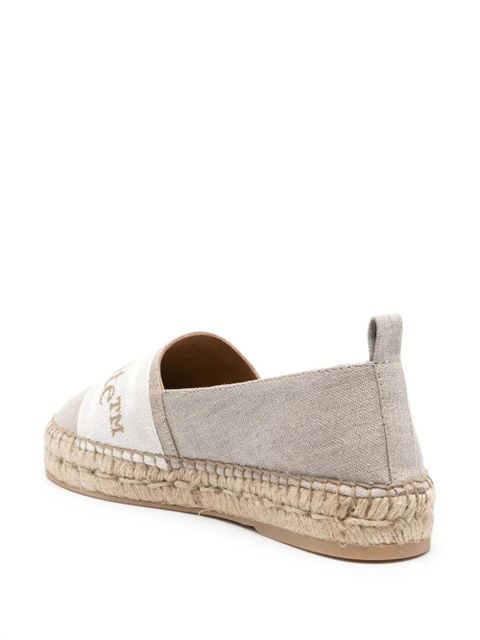 Off-White Bookish linen espadrilles - Neutrals - zdjęcie produktu nr 2