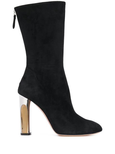 Alexander McQueen sculpted heel fitted boots - Black - zdjęcie produktu nr 1