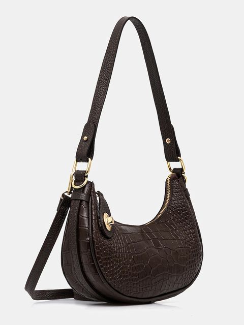 Answear.LAB torebka skórzana kolor brązowy - zdjęcie produktu nr 2