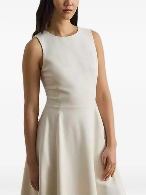 Lauren Ralph Lauren sleeveless A-line midi dress - Neutrals - zdjęcie produktu nr 1