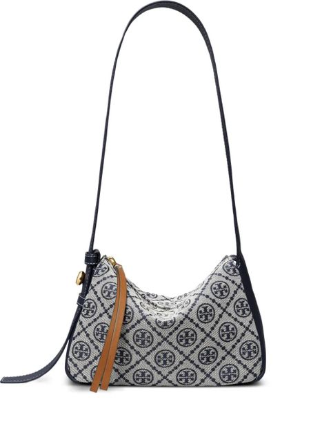 Tory Burch small Romy T Monogram shoulder bag - Blue - zdjęcie produktu nr 1
