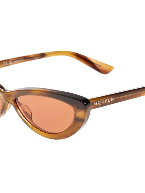 Alexander McQueen cat-eye sunglasses - Brown - zdjęcie produktu nr 2
