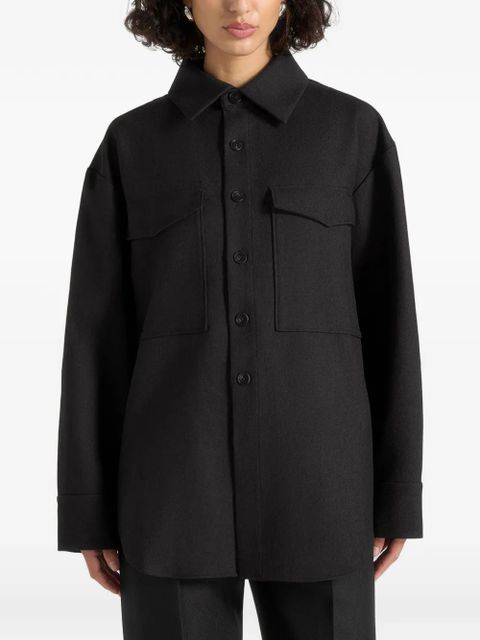 Manière De Voir Joy front-pockets shirt - Black - zdjęcie produktu nr 1