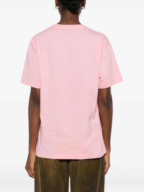 Gucci logo-print cotton T-shirt - Pink